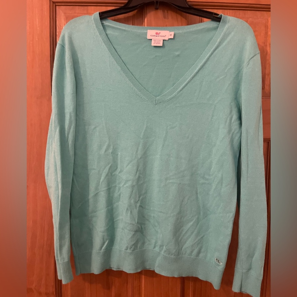 Teal VV sweater size XS